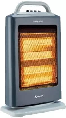 Bajaj Majesty RH3H Halogen Heater - Grey, Heat Settings (400 Watt, 800 Watt, 1200 Watt)