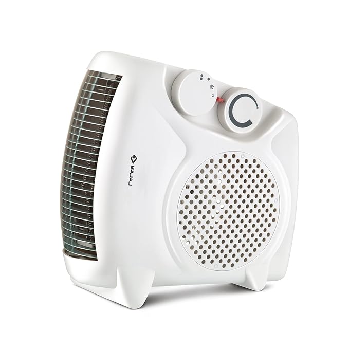 Bajaj Majesty Rx10 Room Heater For Home|2 Heat Settings 1000W/2000 Watts|Triple Safety Assurance|Adjustable Thermostat|Two Way Installation|Heat Convector Room Heater