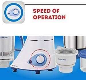 BAJAJ NINJA SERIES ELEGANCE PLUS MIXER GRINDER BLACK 500W