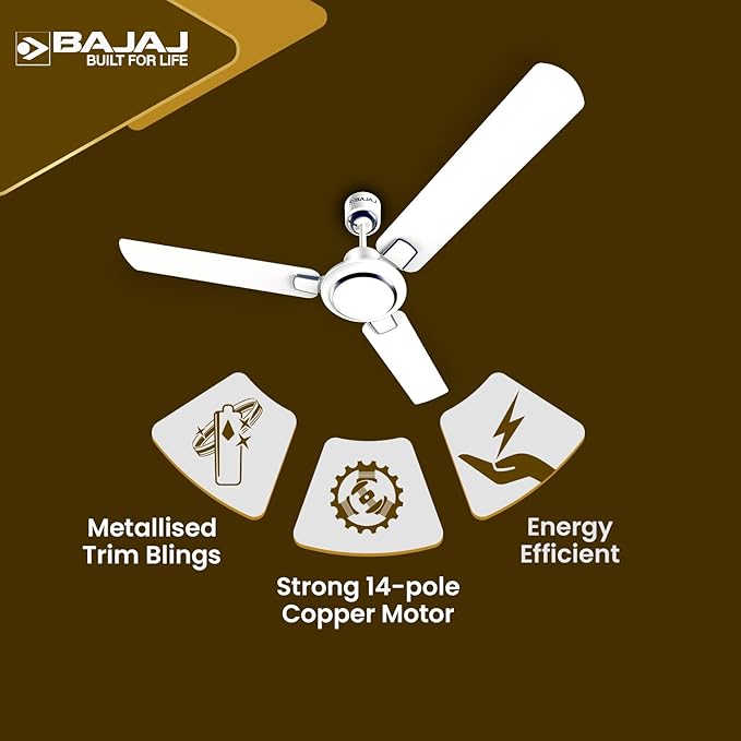 Bajaj Regal Gold NXG EE 1200MM Duck White CF