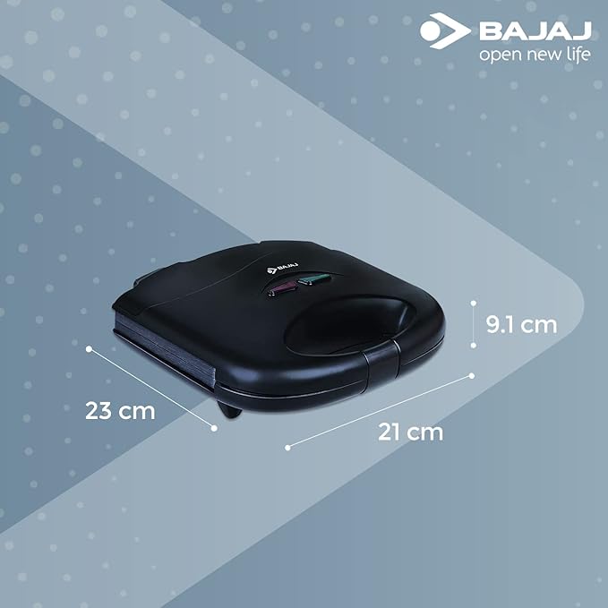 Bajaj SWX 3 Deluxe 800W 2-Slice Sandwich Toaster