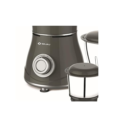 Bajaj Stormix 750-Watt Mixer Grinder with 3 Jars (Silver and grey)