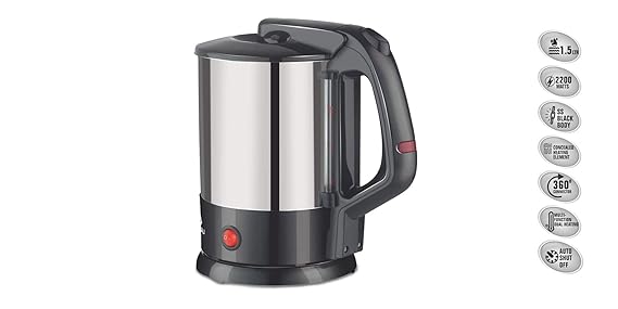 Bajaj TMX 3 1.5L 2200-Watt Tea Maker - Silver