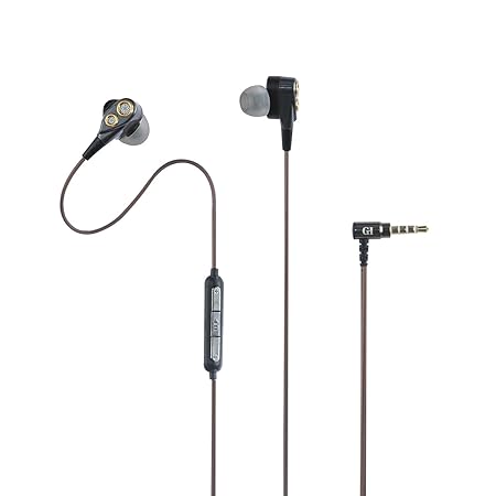 Gunter & Hanke Bass max 900 in Ear Headphones with mic Black