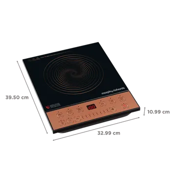 Morphy Richards 2000 W Induction Cooktop Push Button  (Black, Belleza 2000)