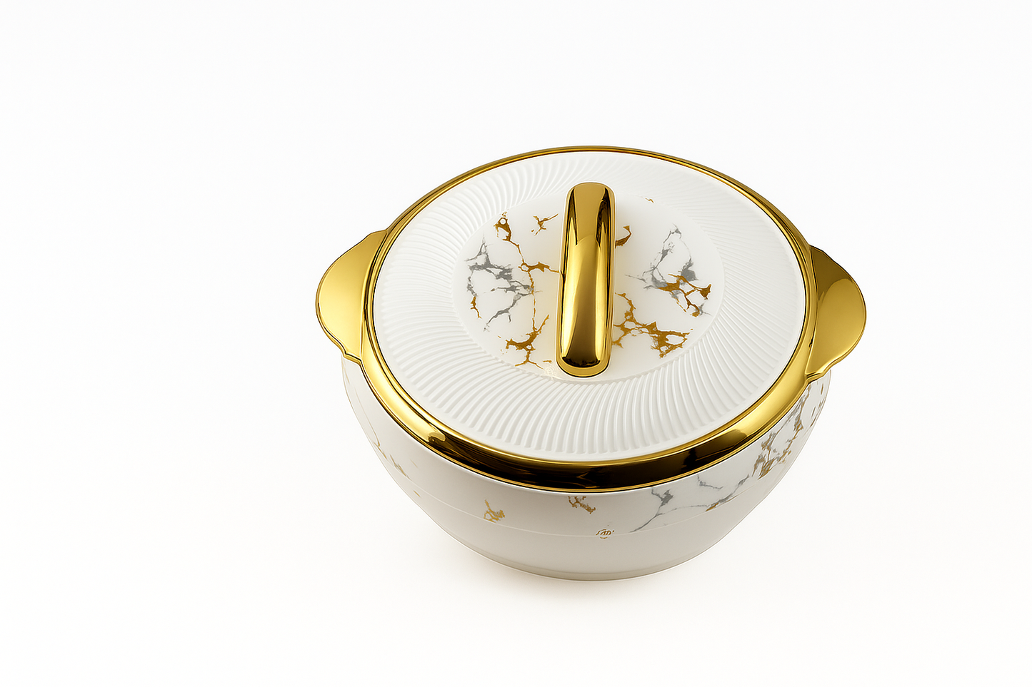 SANJEEV KAPOOR Premium HOUSEWARE Marriott 2000 Casserole White | Stainless Steel | Insulated |BPA Free | Food Grade | Recyclable