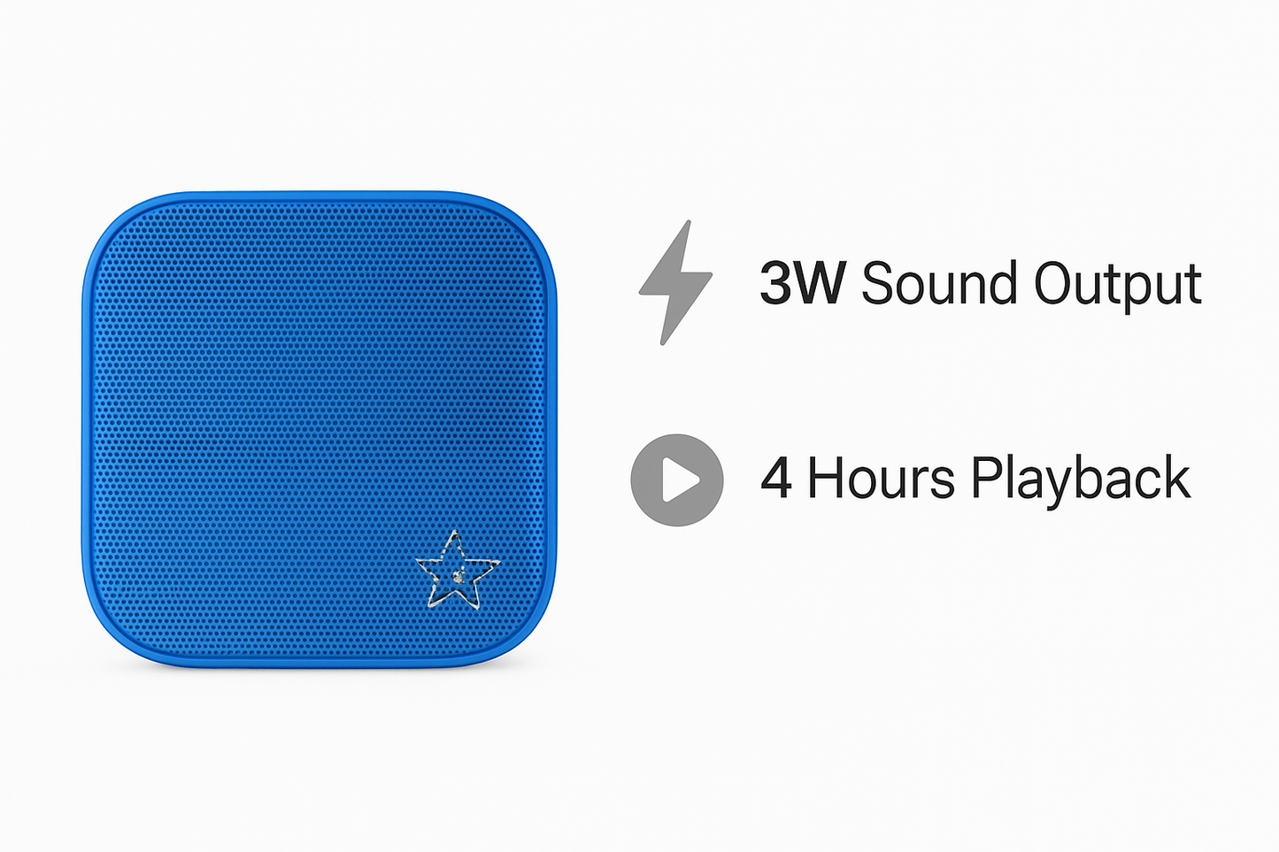 Flipkart Smartbuy Portable Bluetooth Speaker DS-1763 3 W Bluetooth Speaker (Blue, Stereo Channel)