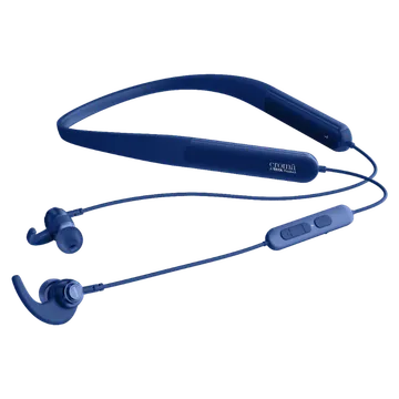 Croma Neckband with Environmental Noise Cancellation (IPX4 Water Resistant, Dual Device Pairing, Blue)