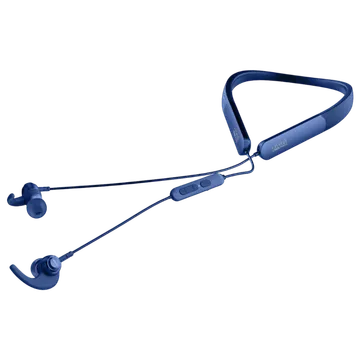 Croma Neckband with Environmental Noise Cancellation (IPX4 Water Resistant, Dual Device Pairing, Blue)