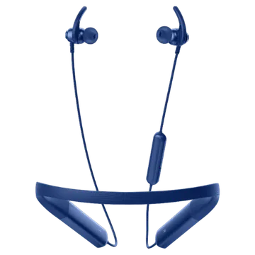 Croma Neckband with Environmental Noise Cancellation (IPX4 Water Resistant, Dual Device Pairing, Blue)