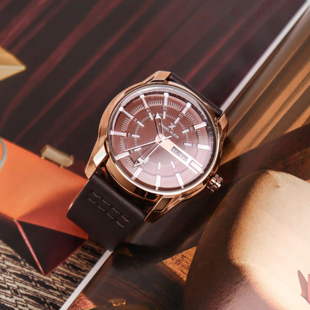 Daniel Klein Premium Men Brown Dial Watch (DK11599-4)