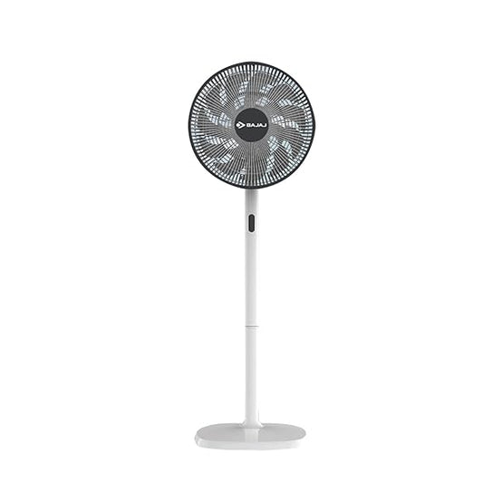 Bajaj Dominus 18 350 MM Pedestal Fan For Home | BLDC Motor | Digital Display With Remote Control | Height Adjustment | 18 Blades Fan