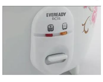 EVEREADY RC18 Electric Rice Cooker (1.8 L, White)