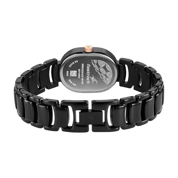 Fastrack Uptown Retreat Quartz Analog Black Dial Metal Strap Watch for Girls-NS6274KM01/NT6274KM01