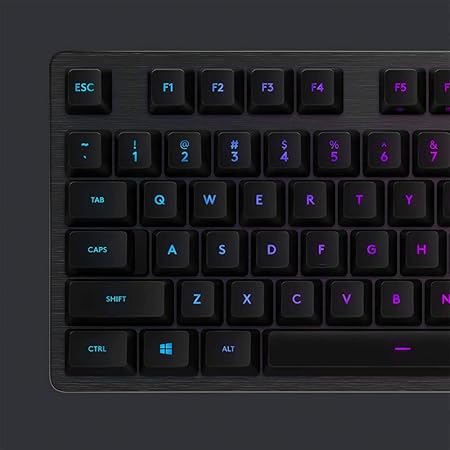 Logitech G 512 RGB Backlit Mechanical Wired Gaming Keyboard with GX Blue Clicky Key Switches (Carbon)