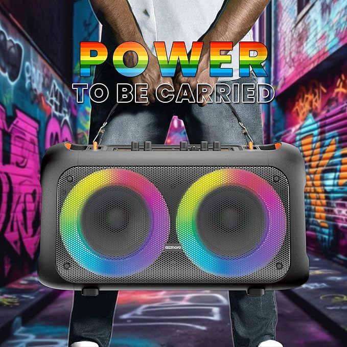 GIZMORE Trolley Speaker T3000 Drumm 60 W Bluetooth Portable Party Speaker