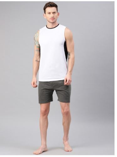 HRX by Hrithik Roshan Men Black Solid Regular Fit Yoga Shorts