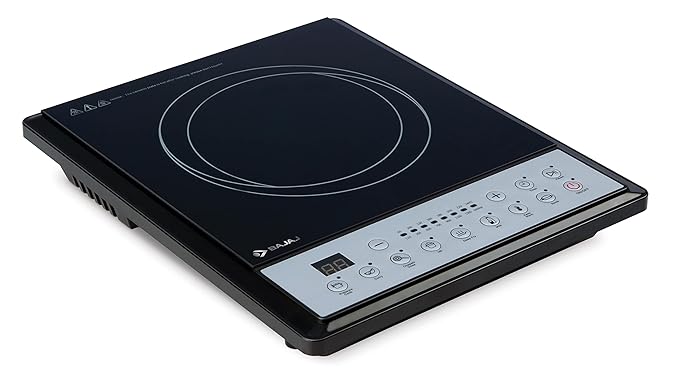 Bajaj ICX 160TS 1600W Induction Cooktop, Black