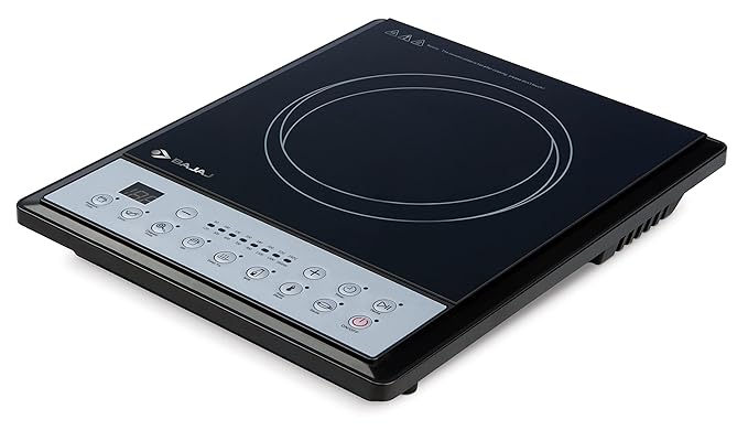 Bajaj ICX 160TS 1600W Induction Cooktop, Black