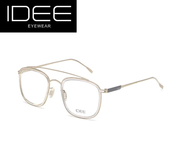 IDEE 1613 C4 49 Unisex  Brown Acetate Square frames