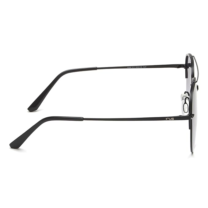 IRUS 100% UV protected sunglasses for Men | Size- Large | Shape- Aviator | Model- IRS1148C1SG