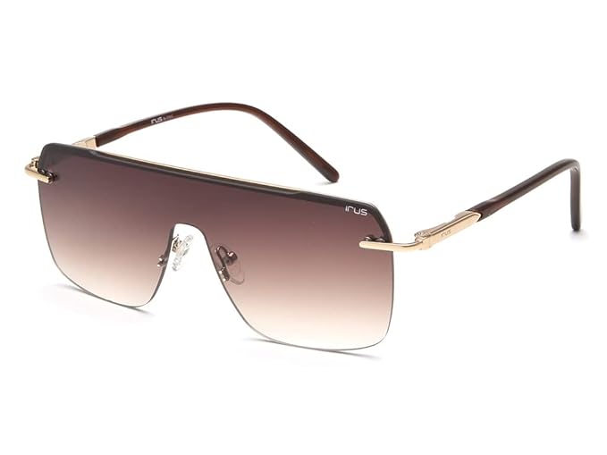 IRUS 100% UV protected sunglasses for Men | Size- Large | Shape- Square | Model- IRS1181C1SG