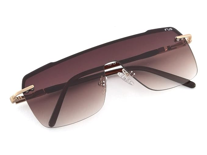 IRUS 100% UV protected sunglasses for Men | Size- Large | Shape- Square | Model- IRS1181C1SG