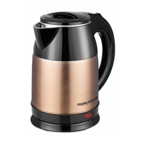 Radiant kettle 1.8L 1500 Watts Electric Kettle (Detachable Base, Dry Boil Cut Off Protection, 590027, Copper/Black)