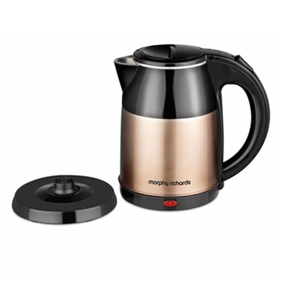 Radiant kettle 1.8L 1500 Watts Electric Kettle (Detachable Base, Dry Boil Cut Off Protection, 590027, Copper/Black)