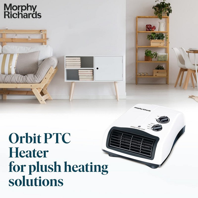 Morphy Richards Orbit 2000 Watts PTC Room Heater (White)