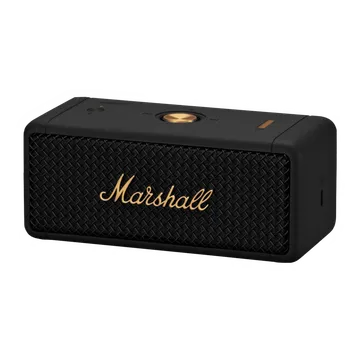 UNBOXED MARSHALL EMBERTON BLUETOOTH SPEAKER BLACK & BRASS