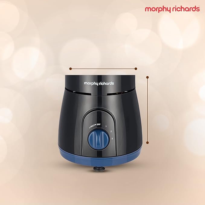 Morphy Richards 750W Relish 4 Jars Mixer Grinder, Black and Blue, Regular