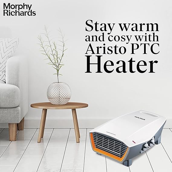 Morphy Richards Aristo 2000 Watts PTC Room Heater (White)