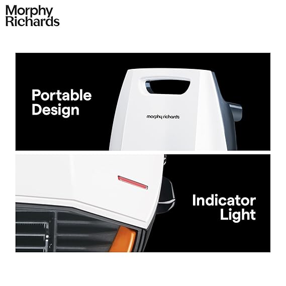 Morphy Richards Aristo 2000 Watts PTC Room Heater (White)