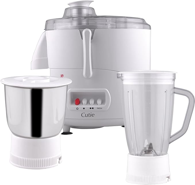 Morphy Richards Cutie Juicer Mixer Grinder 450W (White)