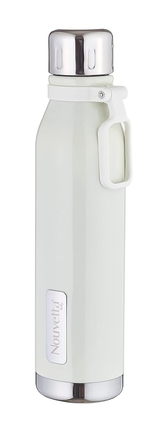 Nouvetta EMIRATES DOUBLE WALL BOTTLE 750 ML SET OF 2 PCS - WHITE