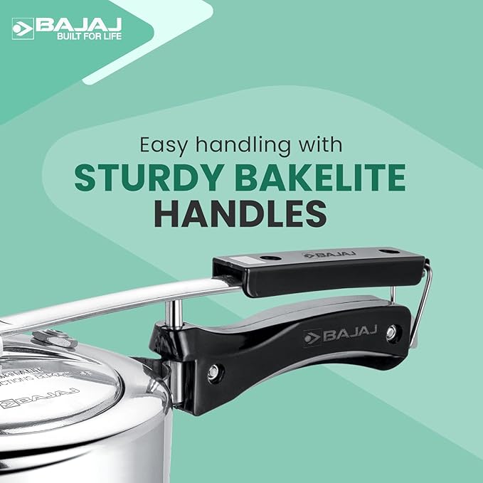 Bajaj Aluminium Inner Lid Pressure Cooker (2 LTR, Silver, ISI Certified) PCX 32