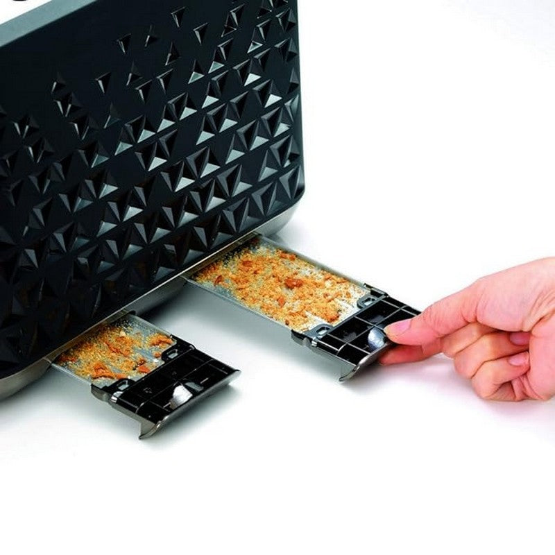 Morphy Richards Prism 4-Slice Toaster (Black)