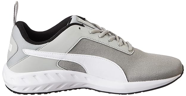 Puma Unisex-Adult Flex Run Quarry-Nimbus Cloud-Black Running Shoe UK-8 (37795502)