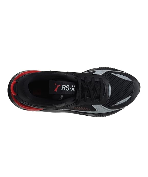 Puma Unisex-Adult RS-X Reinvention Black-High Risk Red Sneaker UK-3 (36957913)