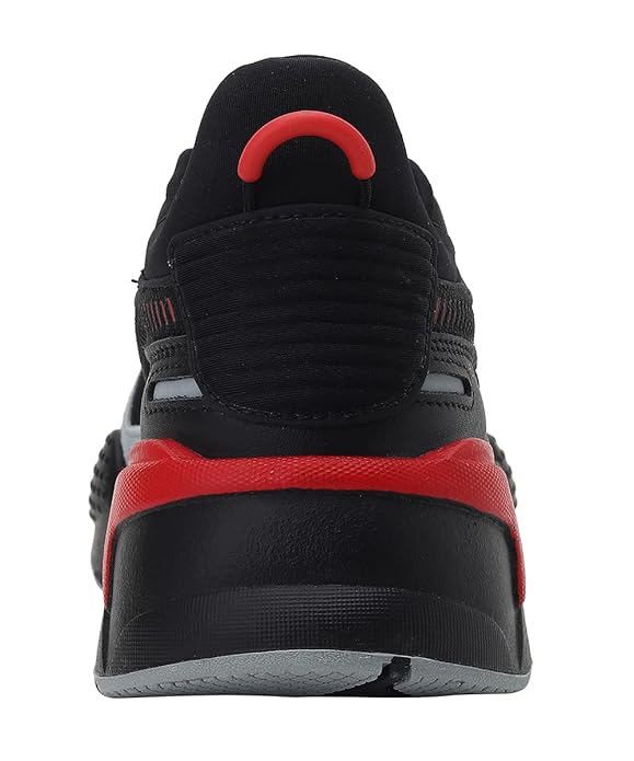 Puma Unisex-Adult RS-X Reinvention Black-High Risk Red Sneaker UK-3 (36957913)