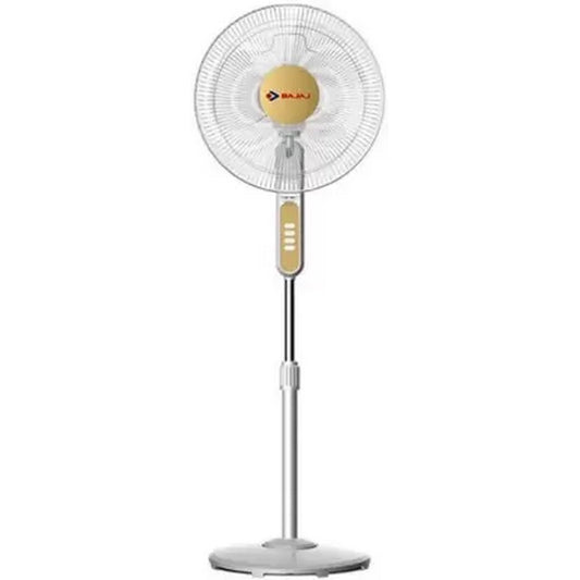 Bajaj MIDEA BP07 400 mm 3 Blade Pedestal Fan  (White)