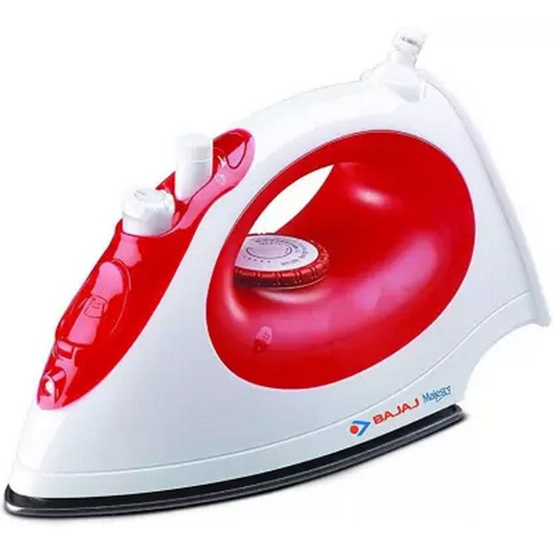 Bajaj Majesty MX 15 1200 W Steam Iron (White/Red)