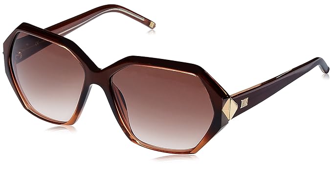 Escada Rectangular Women's Sunglass Maroon (SES-158-09Q9)