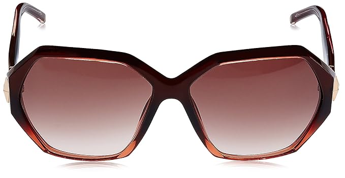 Escada Rectangular Women's Sunglass Maroon (SES-158-09Q9)