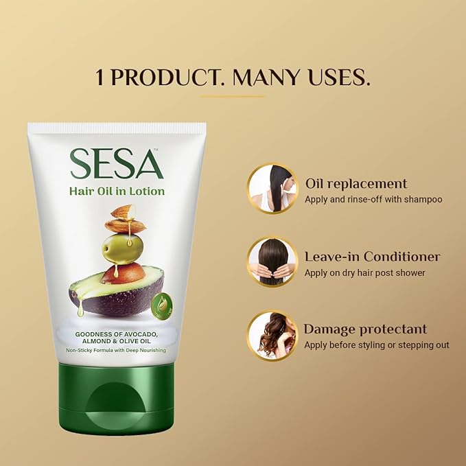 SESA Hair Oil & TAC Kumkumadi Day Moisturizer Cream - Combo