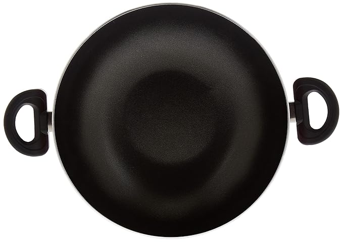 Nirlep SKR28WL Bajaj Electricals Aluminium Sakhi Kadhai with Lid , Red