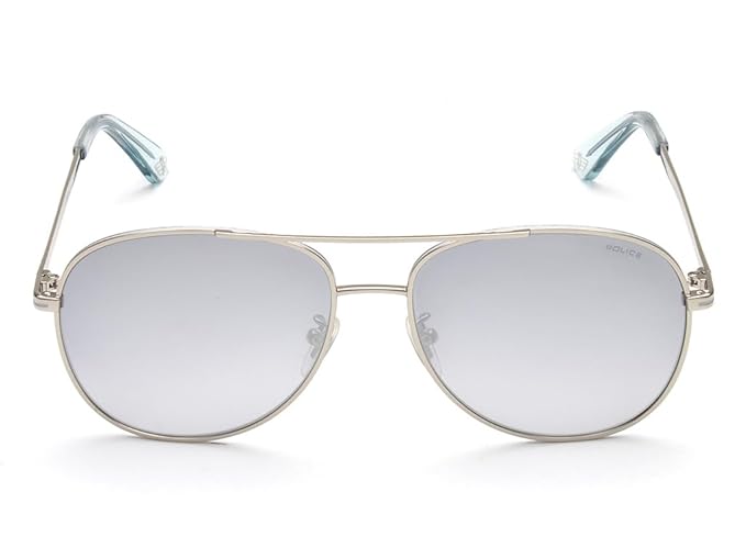 POLICE 100% UV protected sunglasses for Men | Size- Large | Shape- Aviator | Model- SPL777A58528XSG