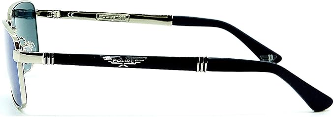 Police SPLA54-E70B Men's Sunglasses Mercedes Armor Gate Up PETRONAS Blue Lens