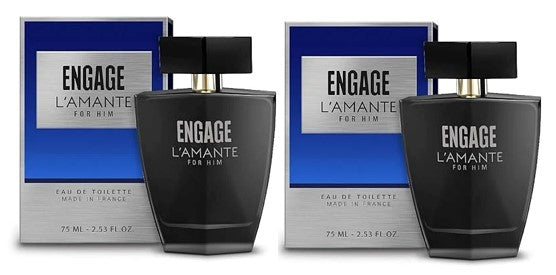 Engage L'amante Eau De Toilette for Men ( 75ml) (pack of 2)